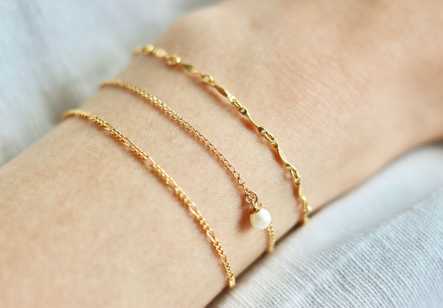 Get Set of 5 Gold Stack Bracelets at  999  LBB Shop